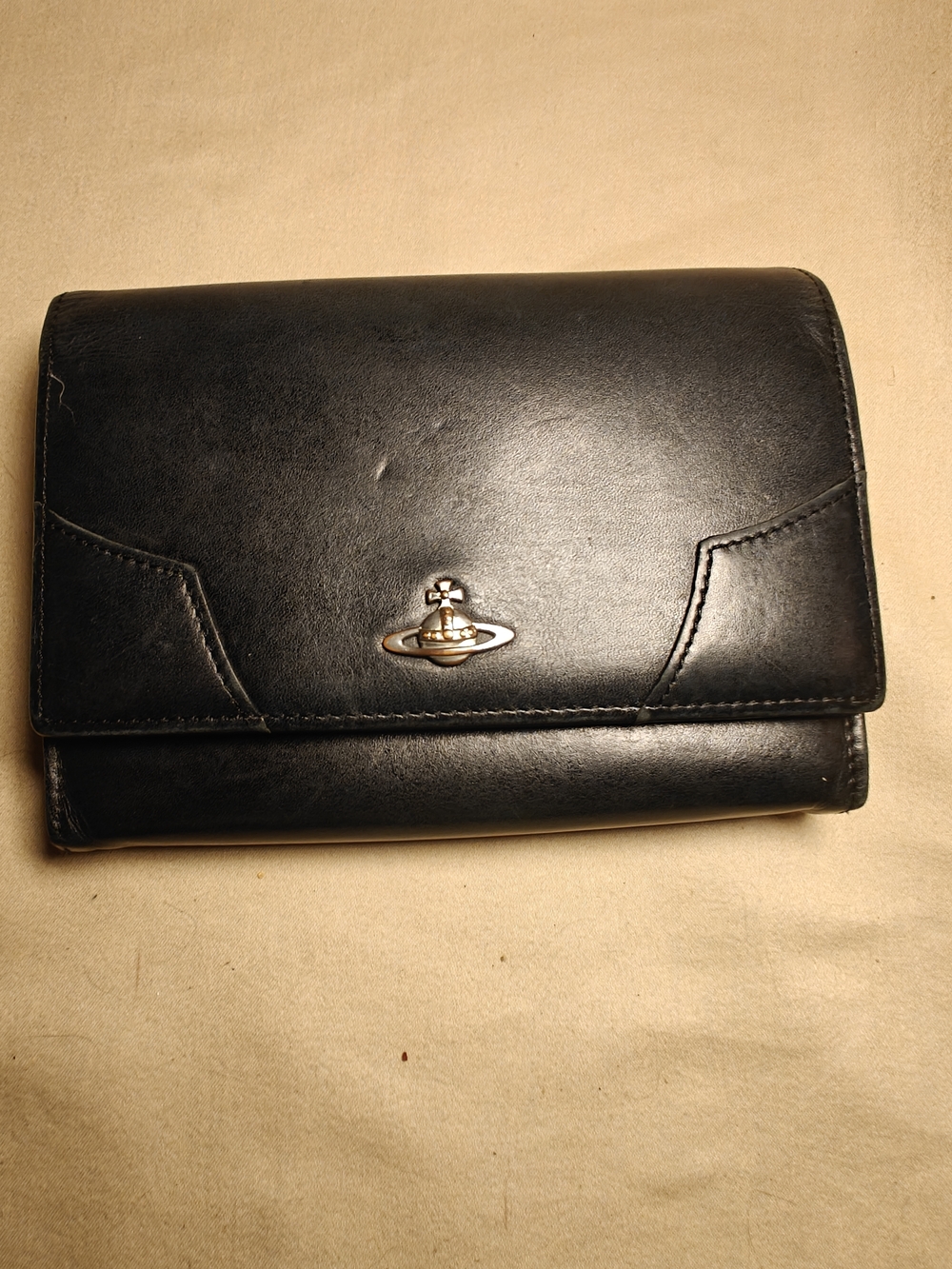 Vivienne Westwood Black Leather Wallet